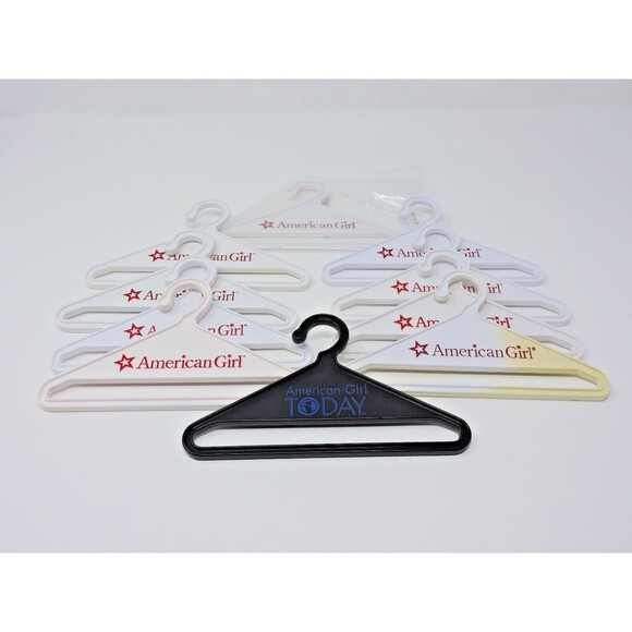 AMERICAN GIRL Star Logo Plastic Doll Clothing Hangers 1 NEW SEALED 9 Pre-owned - Picture 3 of 7